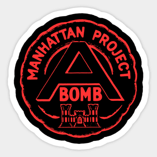 Manhattan Project Los Alamos, Nuclear WW2 Sticker